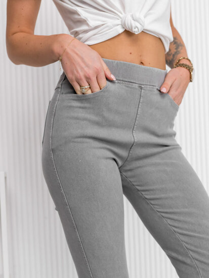 Femme Legging en jean Gris Bolf S113