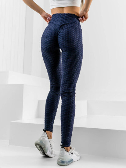 Femme Legging rayé Bleu ciel Bolf HL157