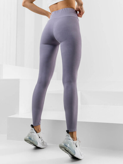 Femme Legging rayé Violet Bolf 10376