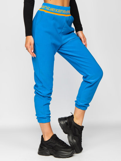 Femme Pantalon de sport Bleu Bolf H1007A