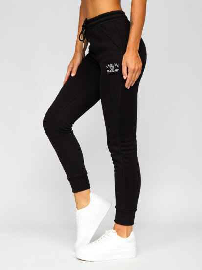 Femme Pantalon de sport Noir Bolf F23350