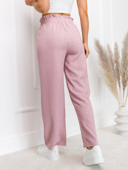 Femme Pantalon wide leg Rose Bolf W7961