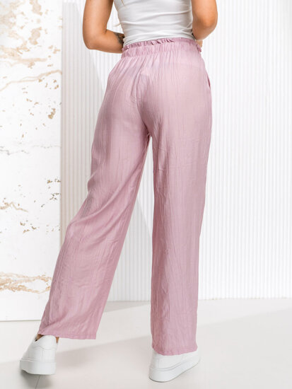 Femme Pantalon wide leg Rose Bolf W7970