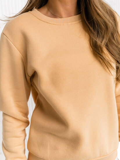 Femme Sweat-shirt Crème Bolf W01A