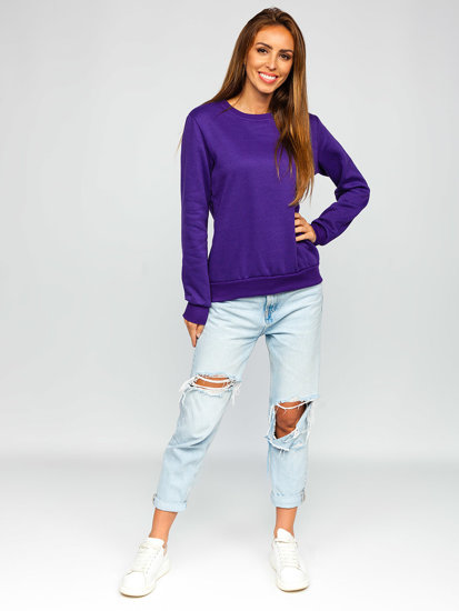 Femme Sweat-shirt Violet Bolf W01A