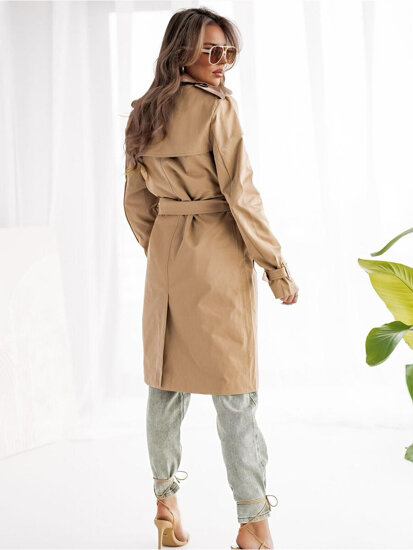 Femme Trench-Coat Beige Bolf DF7901