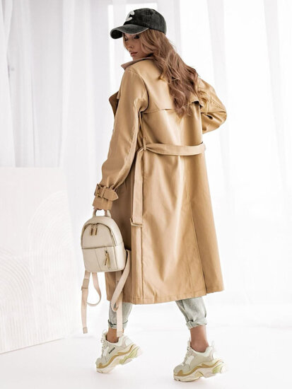 Femme Trench-Coat Beige Bolf DF7901