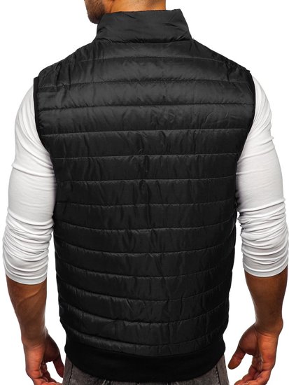 Gilet matelassé noir pour homme Bolf MY77 