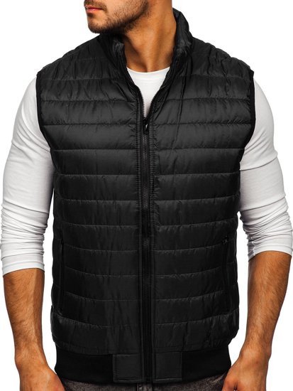 Gilet matelassé noir pour homme Bolf MY77 