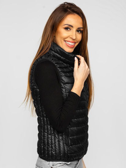 Gilet matelassé pour femme noir Bolf B2705