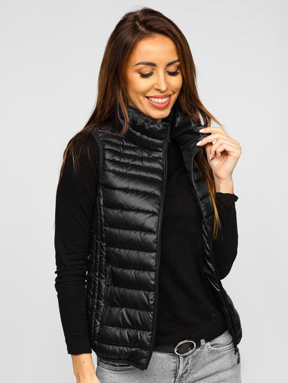 Gilet matelassé pour femme noir Bolf B2705