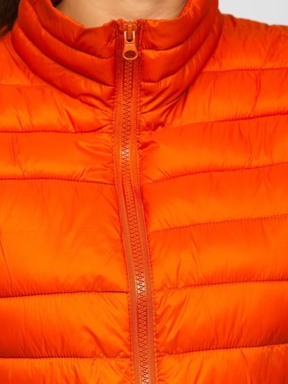 Gilet orange matelassé pour femme Bolf 23038 