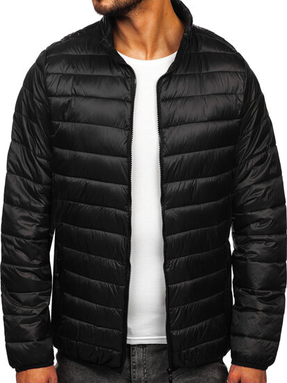 Homme Blouson à mi-saison matelassé Noir Bolf 5M703