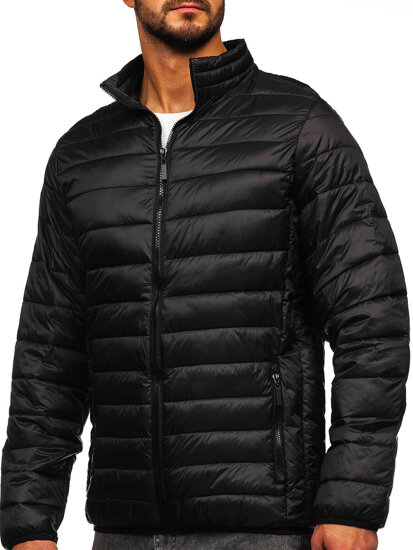 Homme Blouson à mi-saison matelassé Noir Bolf 5M703