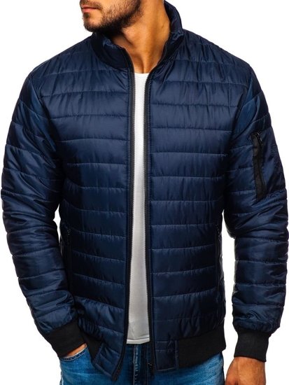 Homme Blouson de transition Bleu foncé Bolf MY22