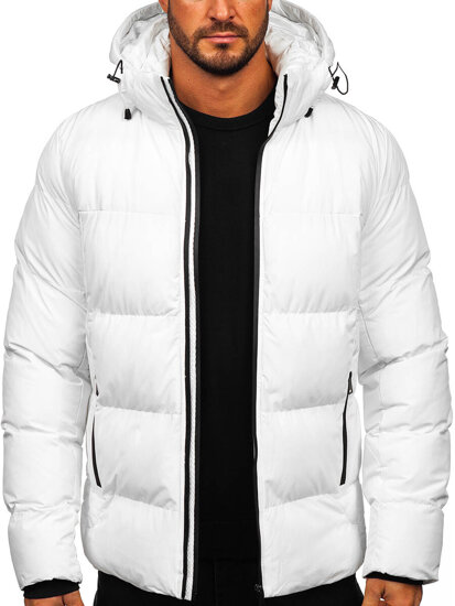 Homme Blouson d'hiver Blanc Bolf 9978