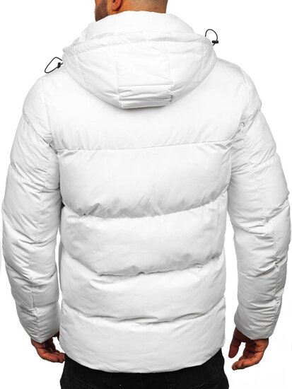 Homme Blouson d'hiver Blanc Bolf 9978