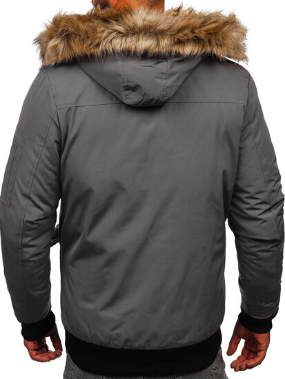 Homme Blouson d'hiver Graphite Bolf 2019A