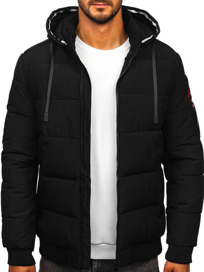 Homme Blouson d'hiver Noir Bolf 31M5031