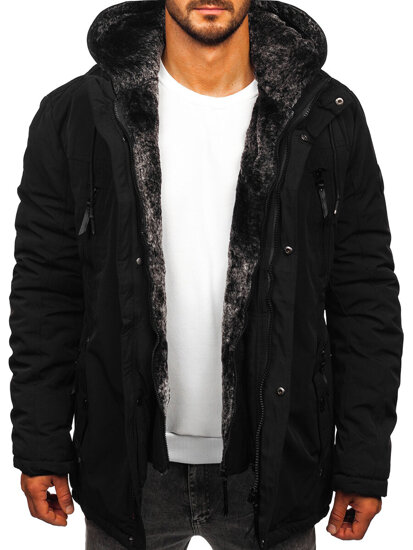 Homme Blouson d'hiver Noir Bolf 5M712