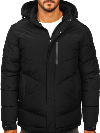 Homme Blouson d'hiver Noir Bolf 62M9519