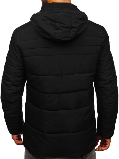 Homme Blouson d'hiver matelassé Noir Bolf 31M5013