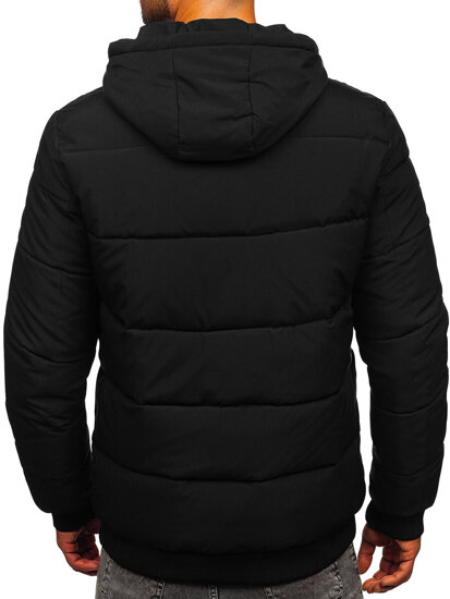 Homme Blouson d'hiver matelassé Noir Bolf 31M5026