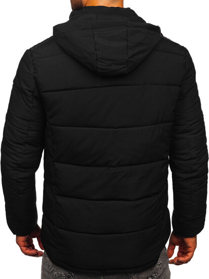 Homme Blouson d'hiver matelassé Noir Bolf 31M5027