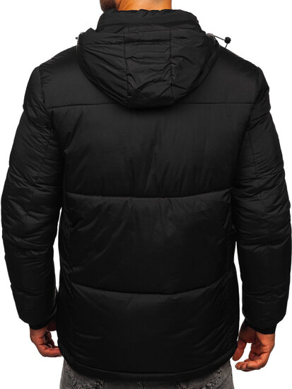 Homme Blouson d'hiver matelassé Noir Bolf 31M5033