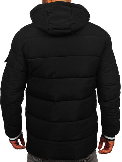 Homme Blouson d'hiver matelassé Noir Bolf 57M7502