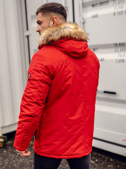 Homme Blouson d'hiver parka alaska Rouge Bolf WX032AA