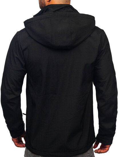 Homme Blouson softshell de transition Noir Bolf HSS036