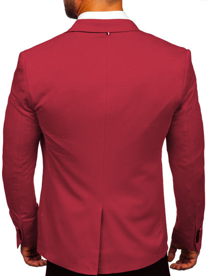 Homme Casual Veste Bordeaux Bolf 1652