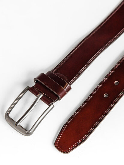 Homme Ceinture en cuir Marron Bolf 831-1