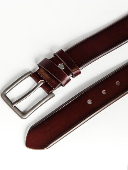 Homme Ceinture en cuir Marron Bolf 831-3