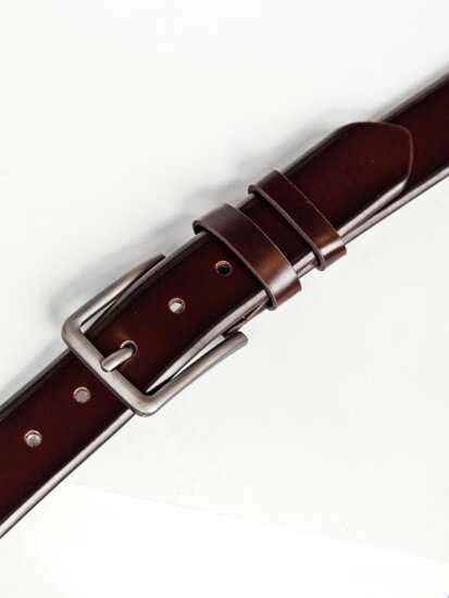 Homme Ceinture en cuir Marron Bolf 831-3