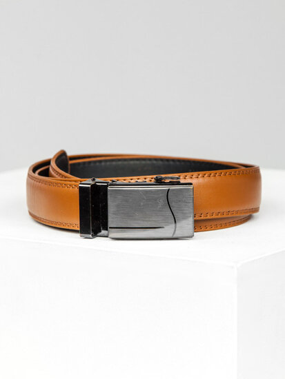 Homme Ceinture en cuir Marron Bolf BL014-04