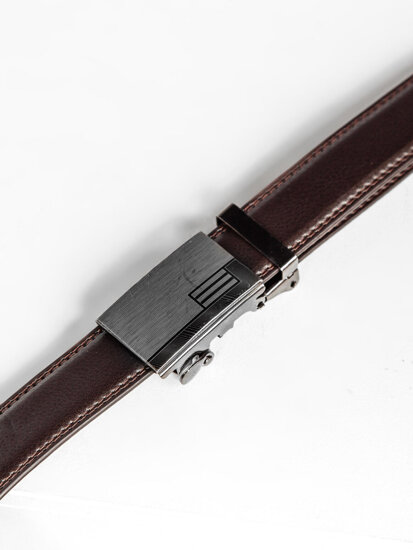 Homme Ceinture en cuir Marron Bolf C011