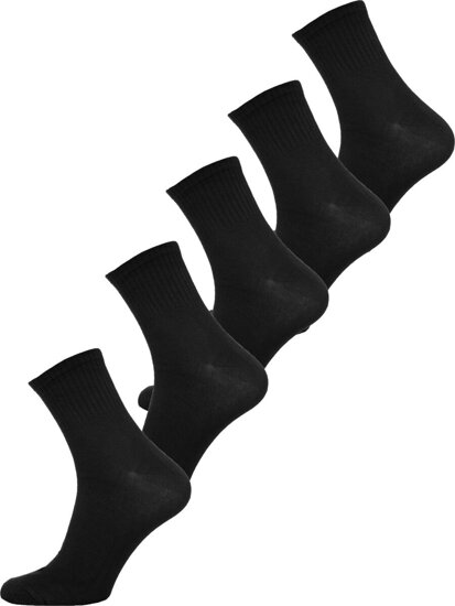 Homme Chaussettes Noir Bolf A8007-5P 5 PACK