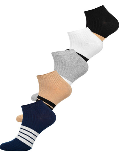 Homme Chaussettes basses Multicolore-1 Bolf M082-5P 5 PACK