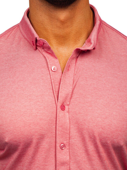 Homme Chemise à manches courtes Rose Bolf 2005