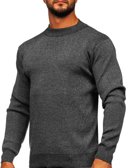 Homme Col roulé basique Anthracite Bolf S8561