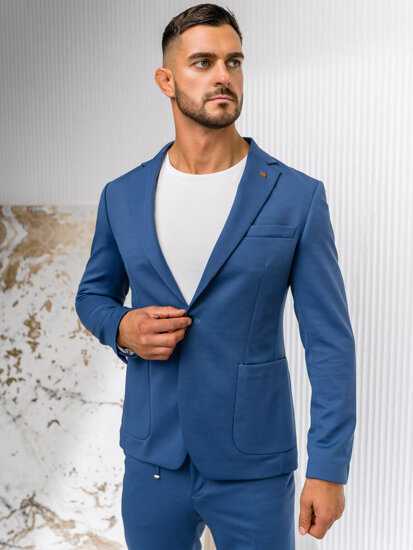 Homme Costume casual Bleu Bolf 13