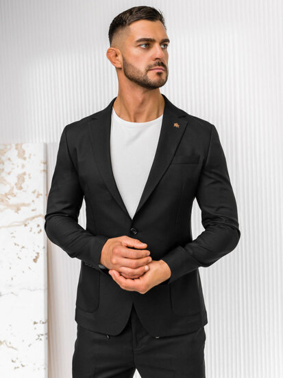 Homme Costume casual Noir Bolf 12