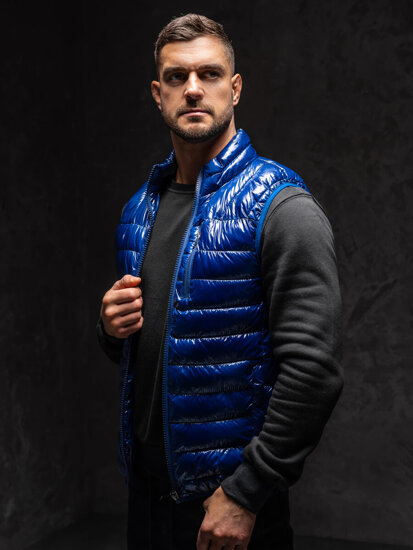 Homme Gilet matelassé Bleu Bolf R0109AA1