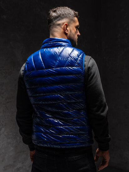 Homme Gilet matelassé Bleu Bolf R0109AA1