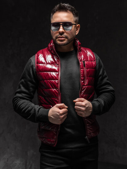 Homme Gilet matelassé Bordeaux Bolf R0109AA1