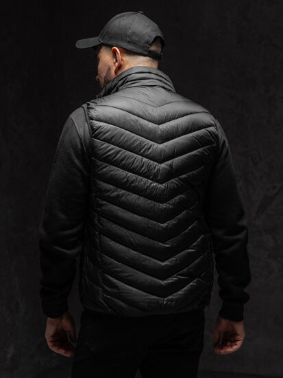 Homme Gilet matelassé Noir Bolf 13073A1