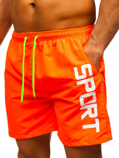 Homme Maillots de bain Orange Bolf HN109