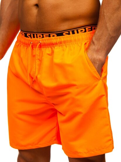 Homme Maillots de bain Orange Bolf HN122